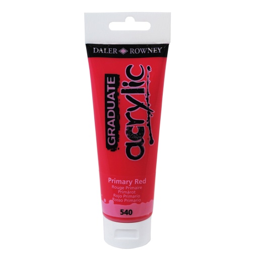 Tinta acrílica DALER-ROWNEY Graduate vermelho 123120540 120ml