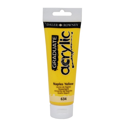 Tinta acrílica DALER-ROWNEY Graduate amarelo 123120634 120ml
