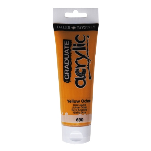 Tinta acrílica DALER-ROWNEY Graduate amarelo 123120690 120ml