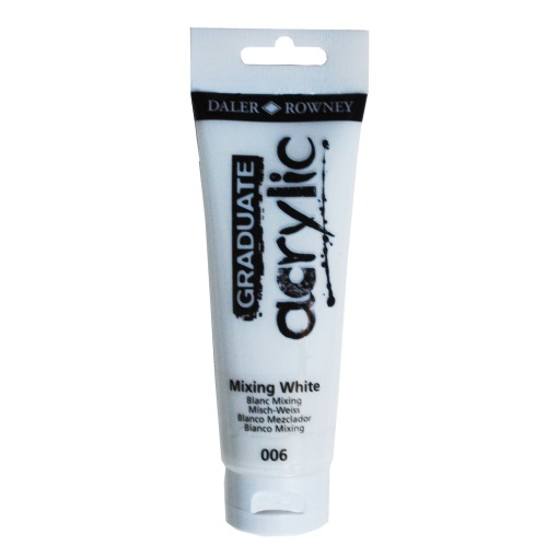 Tinta acrílica DALER-ROWNEY Graduate branco 123120006 120ml