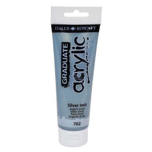 Tinta Acrílica DALER-ROWNEY Graduate Prateado 120ml
