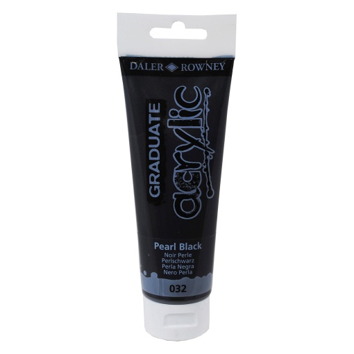 Tinta Acrílica DALER-ROWNEY Graduate Preto Pérola 120ml