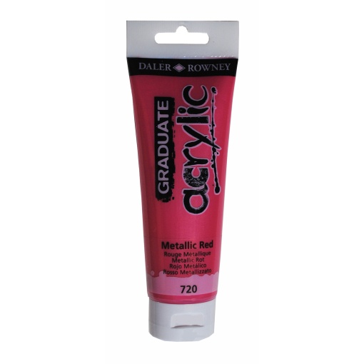 Tinta Acrílica DALER-ROWNEY Graduate Metálica Vermelho 120ml