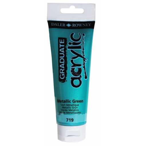 Tinta Acrílica DALER-ROWNEY Graduate Metálica Verde 120ml