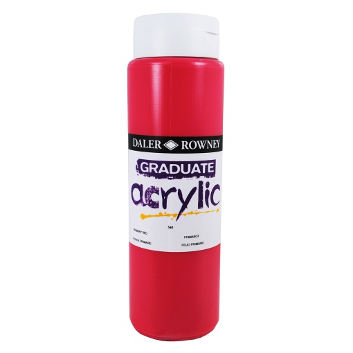 Tinta Acrílica DALER-ROWNEY Graduate Vermelho Primário 500ml
