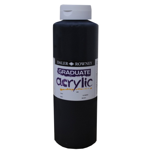 Tinta Acrílica DALER-ROWNEY Graduate Preto 1 litro