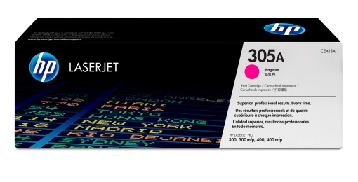Toner HP 305A Magenta CE413A Laserjet Pro300/400 Series 2600 Páginas