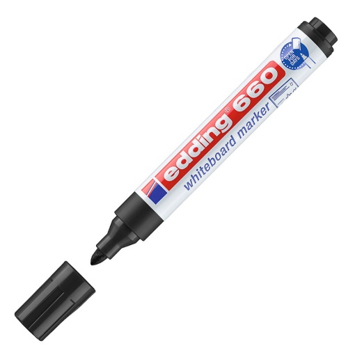 Marcador para quadro branco EDDING 660 1,5-3mm preto