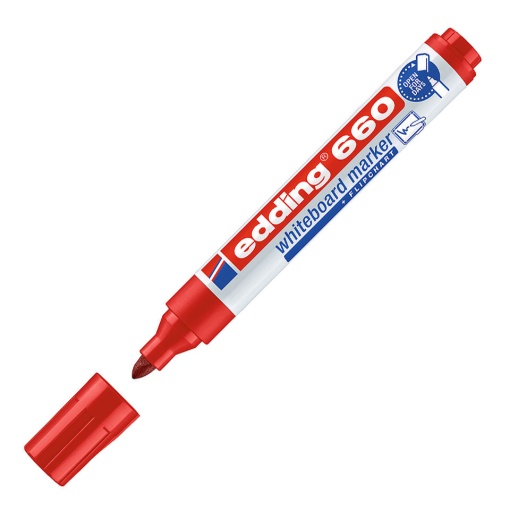 Marcador para quadro branco EDDING 660 1,5-3mm vermelho