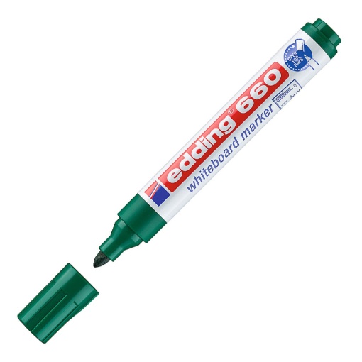 Marcador para quadro branco EDDING 660 1,5-3mm verde