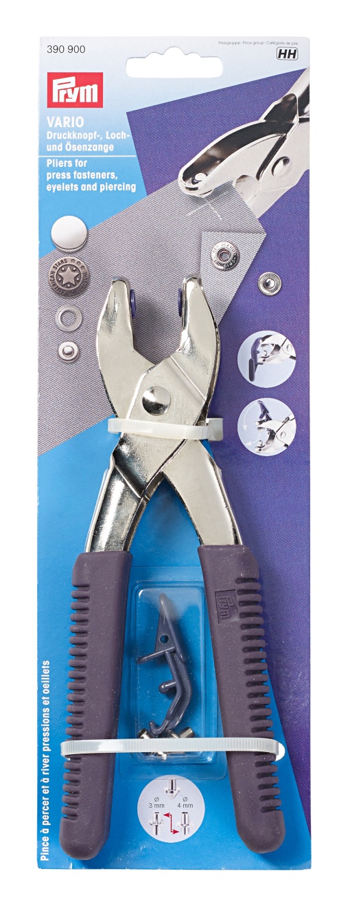 Alicate para botões de pressão 3-4mm PRYM VARIO