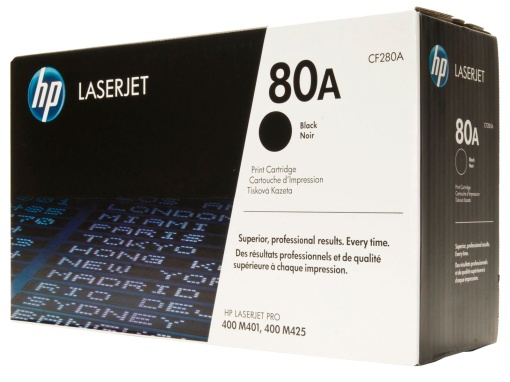 Toner HP 80A Preto CF280A Pro400 M401/MFP425 2700 Páginas