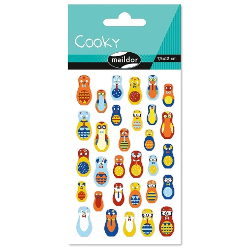 Autocolantes MAILDOR Cooky 3D matrioskas