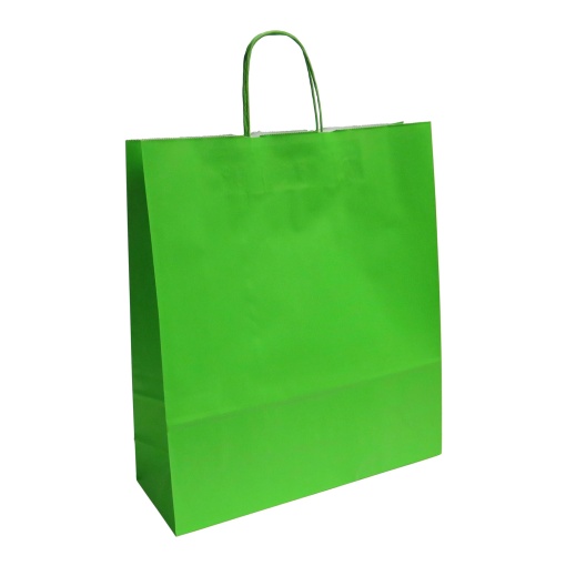 Saco de Papel Asa Torcida 139 Verde Alface 36x12x41cm