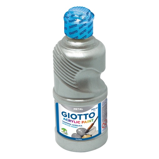 Tinta Acrílica GIOTTO Paint Prateada 250ml
