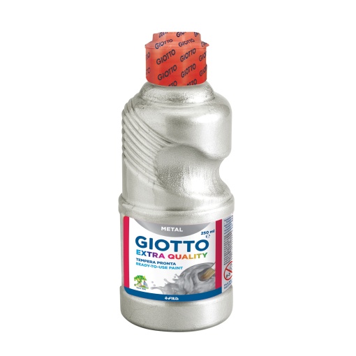Guache GIOTTO Extra Quality Metálico 250ml prata
