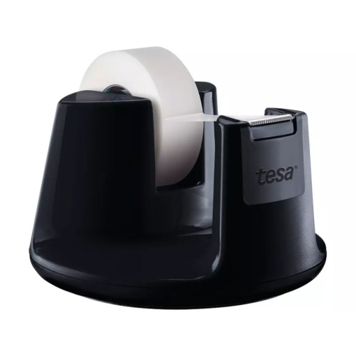 Desenrolador de Secretária TESA Easy Cut Compact + 1 Fita Invisível 19mmx33m Preto
