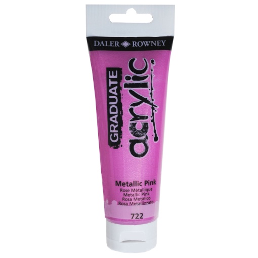 Tinta Acrílica DALER-ROWNEY Graduate Rosa Metálico 120ml