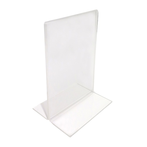Porta-folhetos Acrílico 10,5x21,5cm Vertical (ementa)