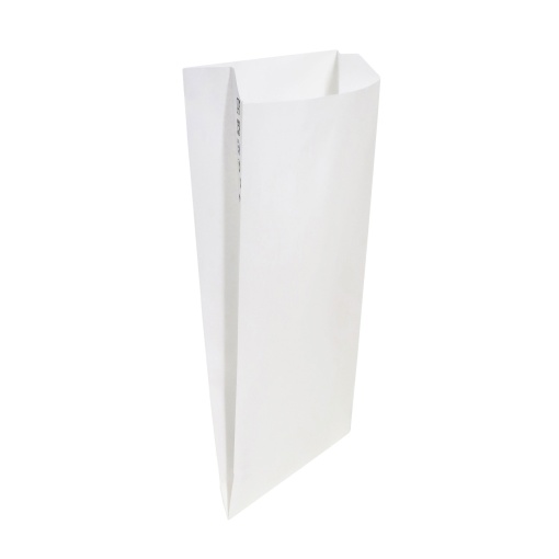 Saqueta Papel Branco 14x31+6cm com Fole com 200