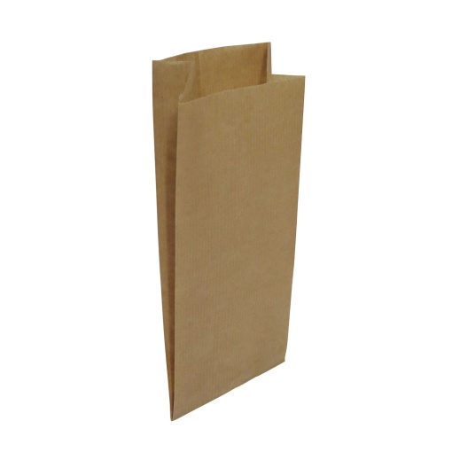 Saqueta papel kraft 10x26+6cm com fole (200 unidades)