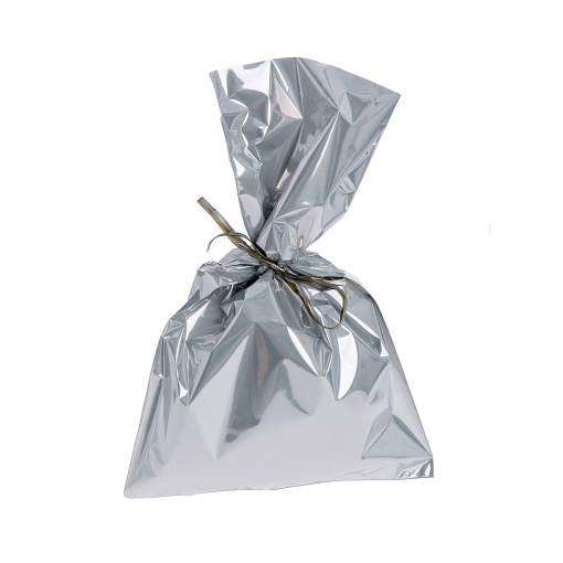 Saqueta Metalizada STAR FILCAS 30x50cm Prateado Mate