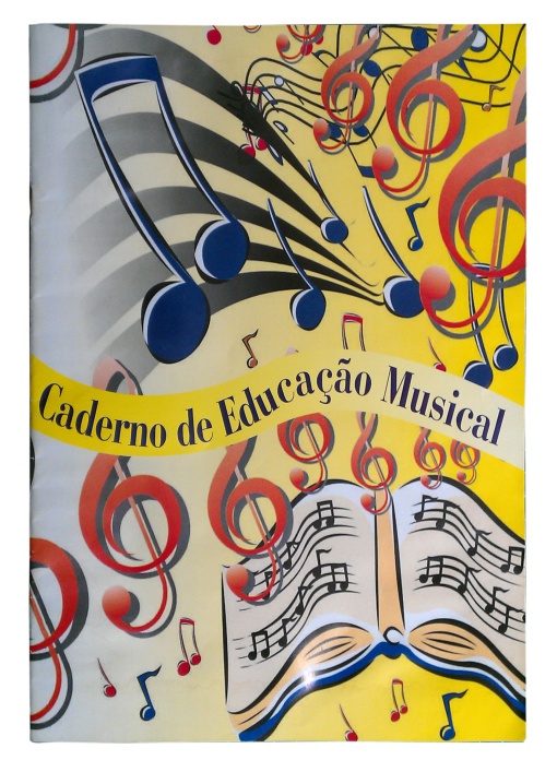 Caderno de Música A5 PF Agrafado 20 folhas 60g
