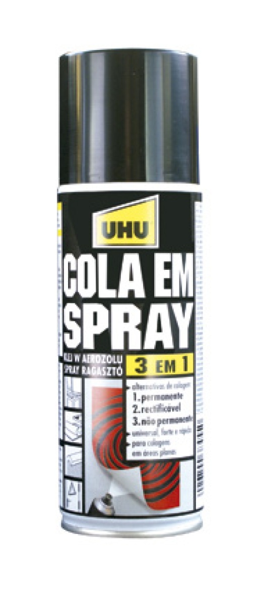 Cola Spray UHU 3 em 1 500ml