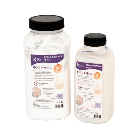 Resina Orgânica Líquido (500ml) + Pó (1000g) LG