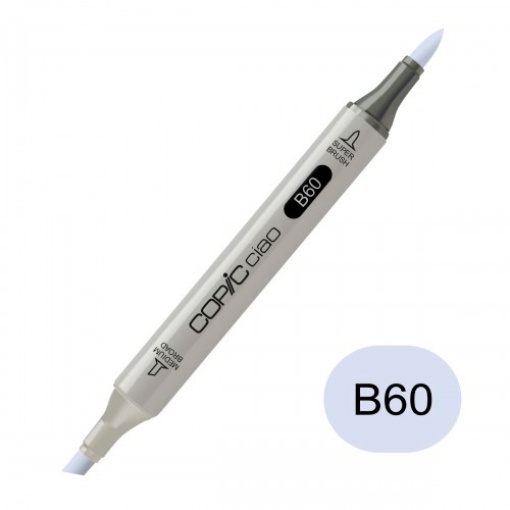 Marcador COPIC Ciao 2 pontas B60 pale Blue gray