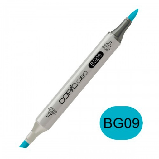 Marcador COPIC Ciao 2 pontas BG09 Blue green
