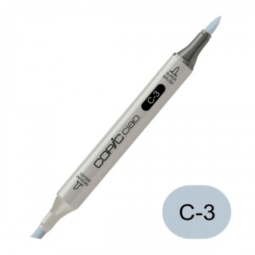 Marcador COPIC Ciao 2 Pontas C3 Cool Gray