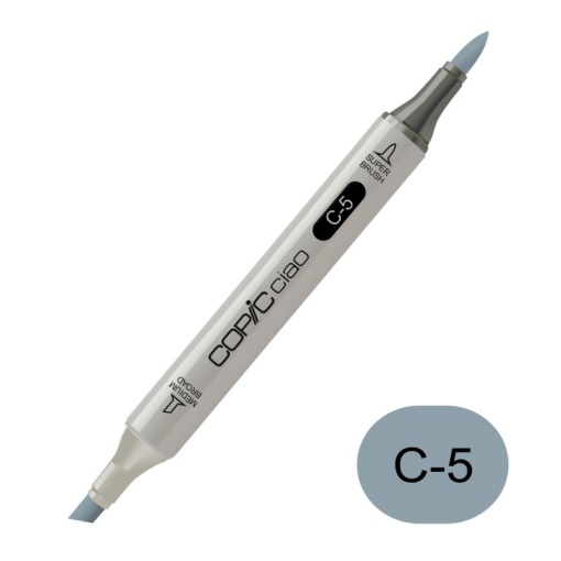 Marcador COPIC Ciao 2 Pontas C5 Cool Gray