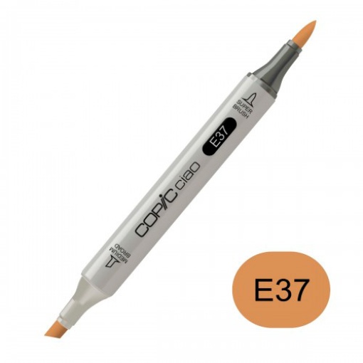Marcador COPIC Ciao 2 pontas E37 sepia
