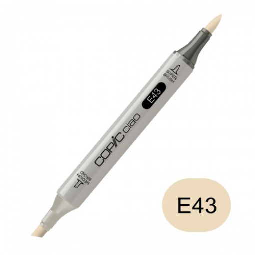Marcador COPIC Ciao 2 pontas E43 Dull Ivory