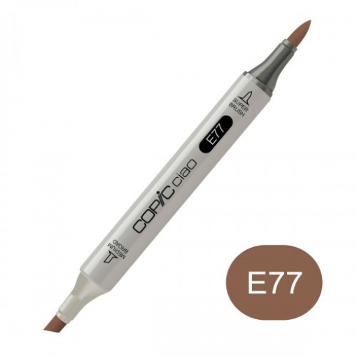 Marcador COPIC Ciao 2 pontas E77 marron