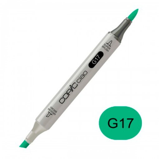 Marcador COPIC Ciao 2 pontas G17 forest green