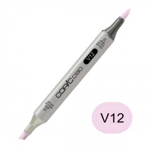 Marcador COPIC Ciao 2 pontas V12 Pale Lilac