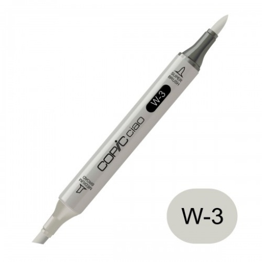 Marcador COPIC Ciao 2 pontas W3 Warm Gray