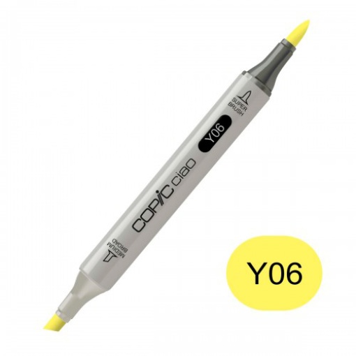 Marcador COPIC Ciao 2 pontas Y06 yellow