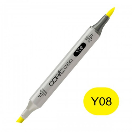 Marcador COPIC Ciao 2 pontas Y08 acid yellow