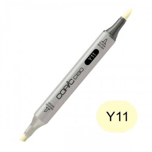 Marcador COPIC Ciao 2 pontas Y11 pale yellow