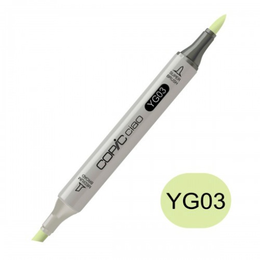 Marcador COPIC Ciao 2 pontas Yg03 yellow green