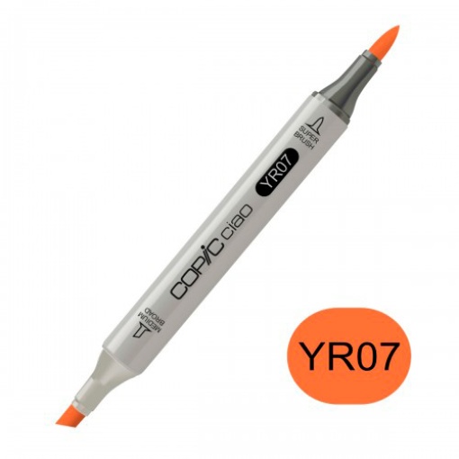 Marcador COPIC Ciao 2 pontas Yr07 Cadmium Orange