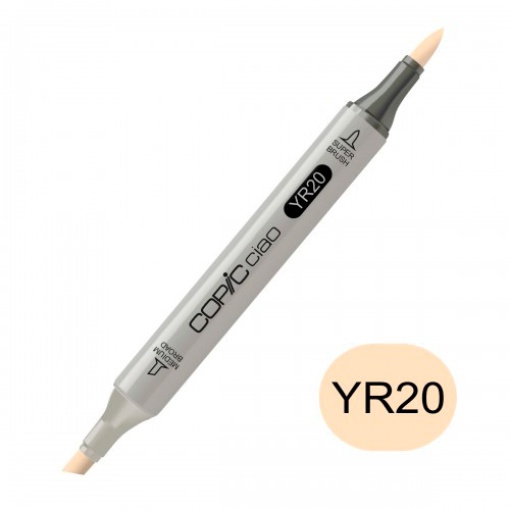 Marcador COPIC Ciao 2 pontas Yr20 Yellowish Shade