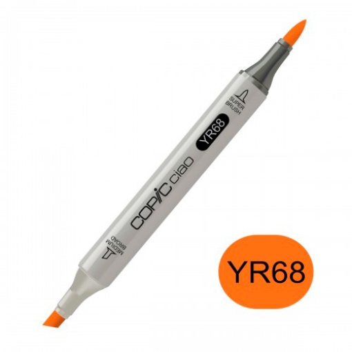 Marcador COPIC Ciao 2 pontas Yr68 Orange