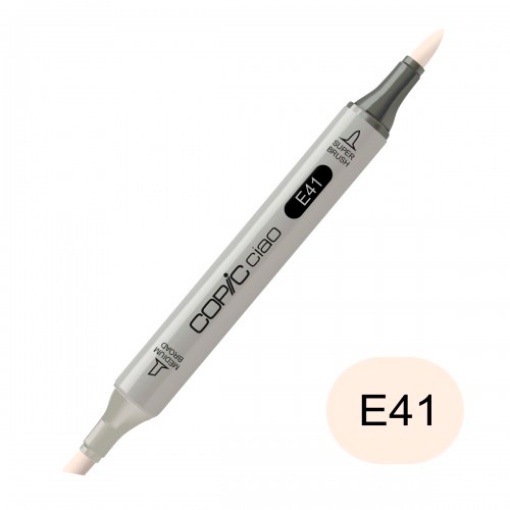 Marcador COPIC Ciao 2 pontas E41 Pearl White