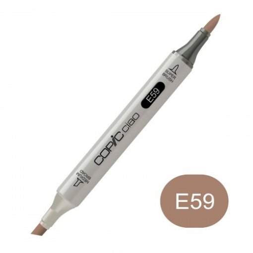 Marcador COPIC Ciao 2 pontas E59 walnut