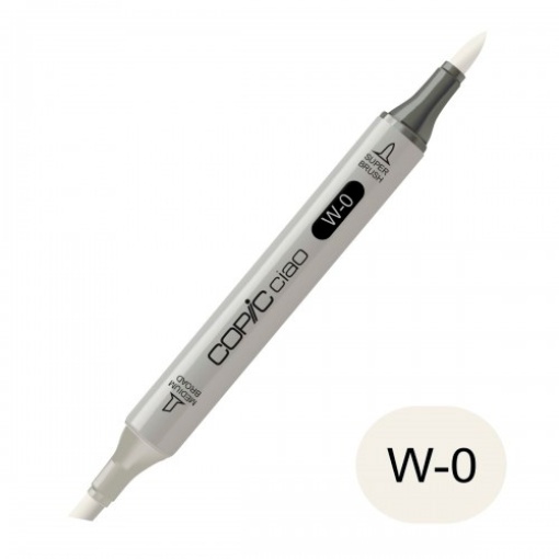 Marcador COPIC Ciao 2 pontas W0 Warm Grey