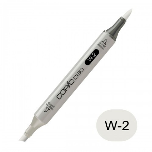 Marcador COPIC Ciao 2 pontas W2 Warm Grey